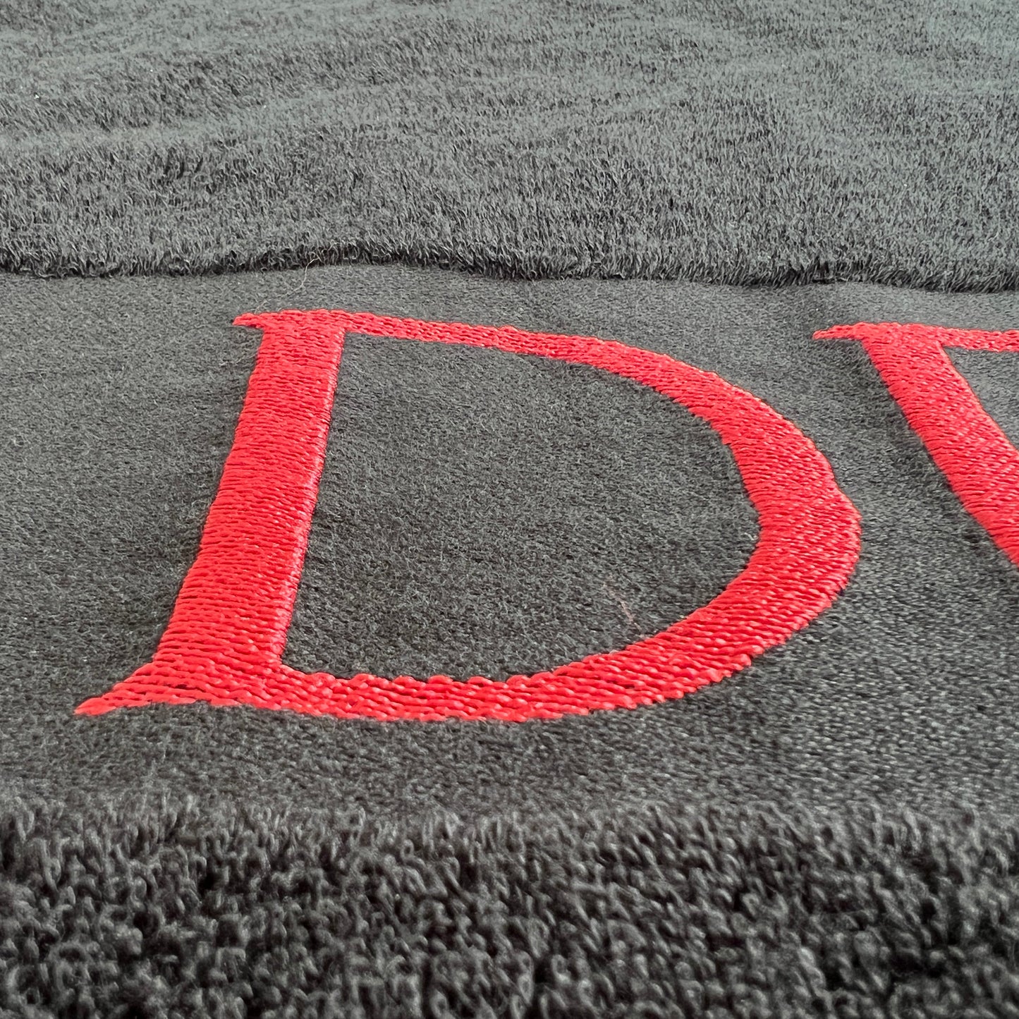 YOU DRIED Premium Black Bath Towel